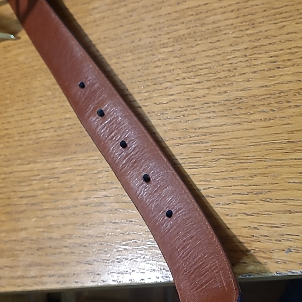 COACH Black Leather Belt w/gold buckle #7600, 38" x 1", Classic Design, … - Picture 7 of 7
